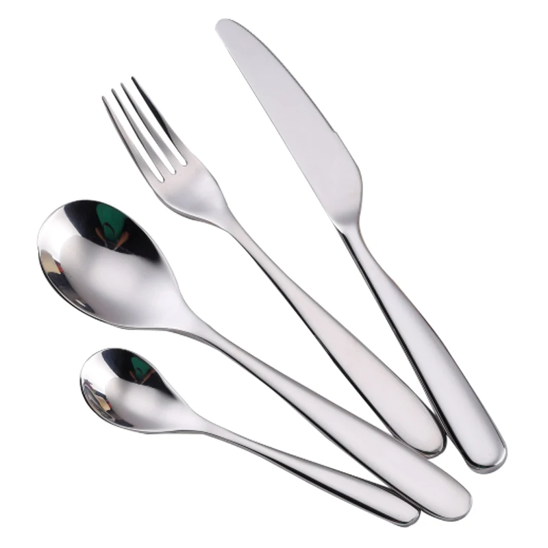 FINDKING High Quality Stainless Steel 18/10 Flatware 4 Pcs Spoon Fork Knife Cutlery set, Sliver
FINDKING High Quality Stainless Steel 18/10 Flatware 4 Pcs Spoon Fork Knife Cutlery set, Sliver