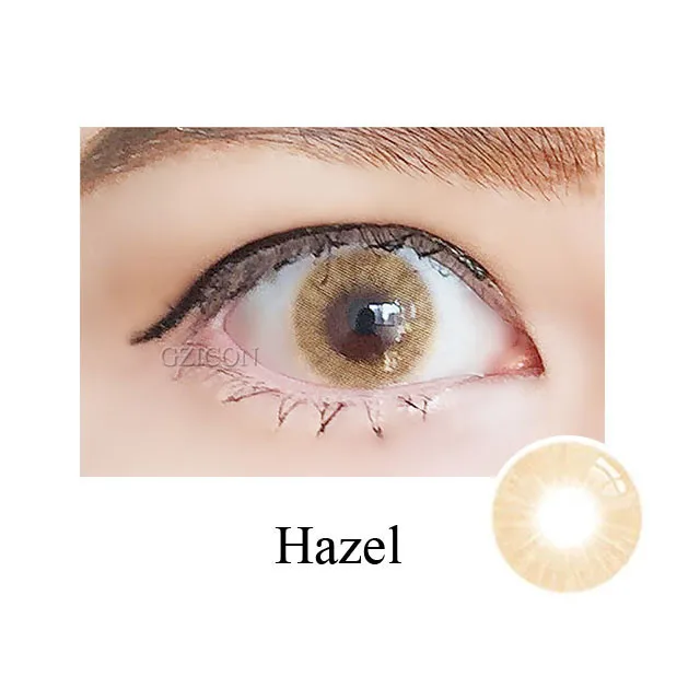 hot hazel eyes soft color contact lens from china yearly