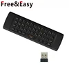 Double sided multi functional intelligent remote control air mouse and keyboard