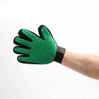 Custom logo Hair Remover Pet Grooming Glove with Five Fingers