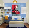 iron man cartoon poster sample picture of canvas painting for kids bedroom decorative giclee wall art printed custom