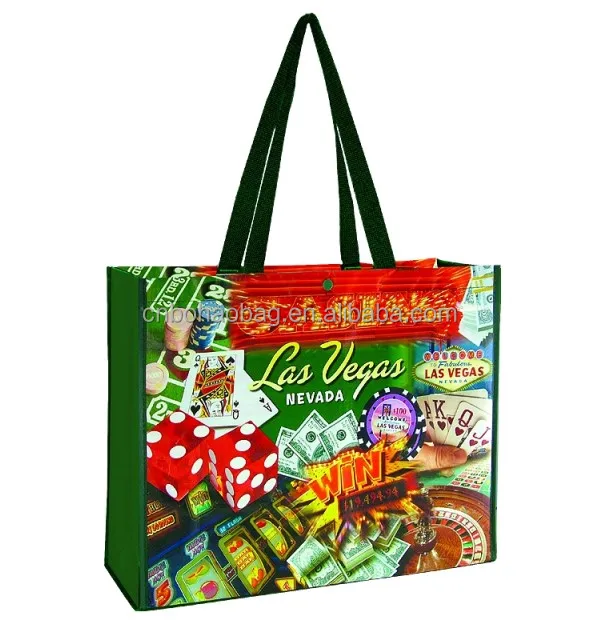 promotional cheap non woven laminated fabric bag