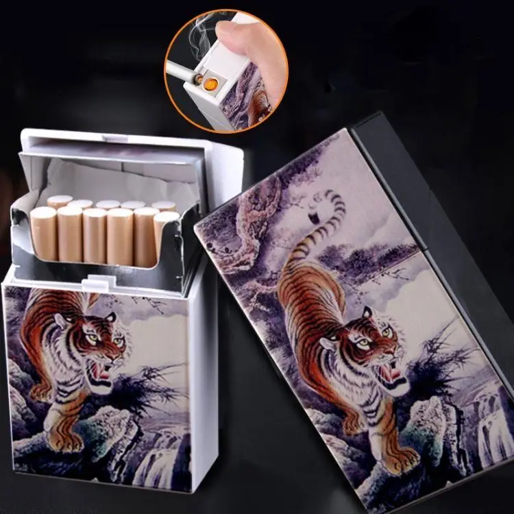 wh-190 Creative Fashionable Moistureproof and preventing pressure Cigarette Case With USB Rechargeable Lighter Wholesale, 5colors
wh-190 Creative Fashionable Moistureproof and preventing pressure Cigarette Case With USB Rechargeable Lighter Wholesale, 5colors