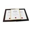 Collage Graduation Sports Competition Accounting Certificate Frame with factory price