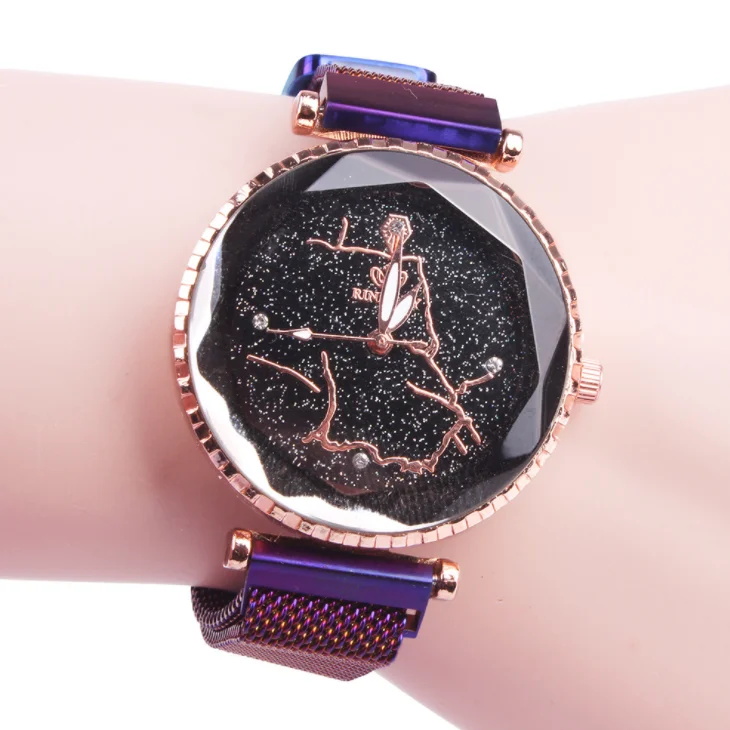 Hot Sale Ladies Diamond Magnetic Mesh Strap Starry Sky Watches Luxury Brand Watches for women
Hot Sale Ladies Diamond Magnetic Mesh Strap Starry Sky Watches Luxury Brand Watches for women