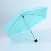 5 section Waterproof Canopy Glasses Box Packing Super Mini Manual Opening Umbrella