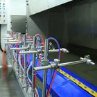 Low MOQ cosmetics boxes automatic spraying coating machine