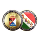 Custom souvenir coin in soft enamel with epoxy challenge coin