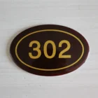 High quality customized and wholesale plastic house number sign