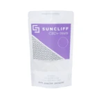 Resealable white kraft paper food packaging bags with zipper