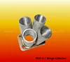 Stainless Steel 4-1 Merge Collector w/ T3 Flange 1.75" Custom Turbo Manifold