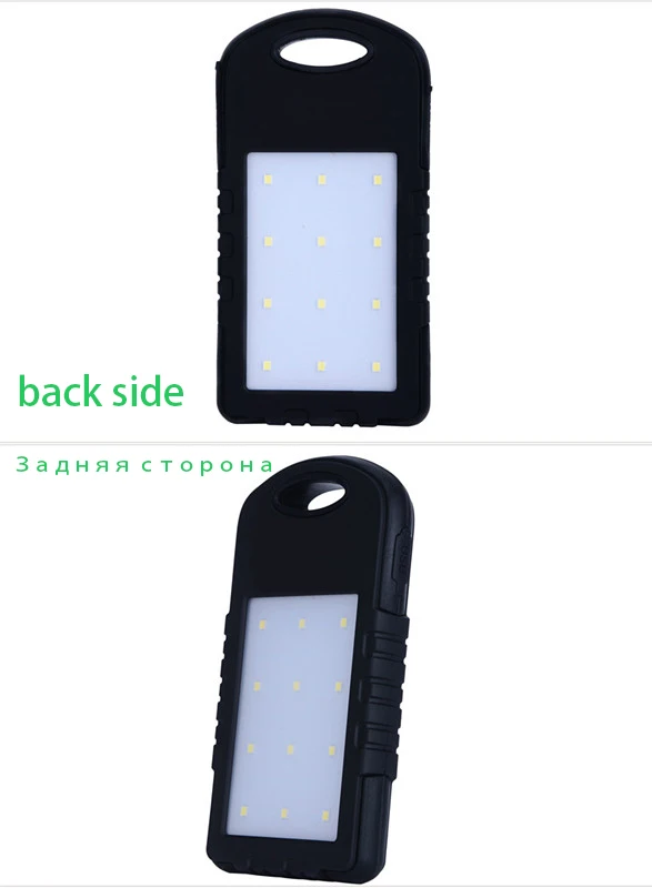 Waterproof solar power bank 60000mah solar portable charger for iphone 7 charger - ANKUX.COM
