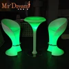 MR.Dream waterproof plastic dubai bar furniture led/hotel illuminated led furniture bar