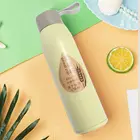 16oz wheat straw plastic biodegradable running sport water bottle mug with lid