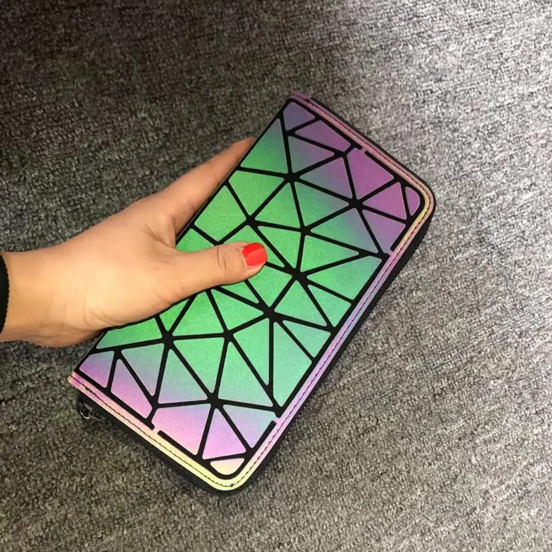 Factory Wholesale Retailsale Men Wallet Zipper Long Women Wallets Luminous Geometric PU Ladies Purse, Reflective
Factory Wholesale Retailsale Men Wallet Zipper Long Women Wallets Luminous Geometric PU Ladies Purse, Reflective