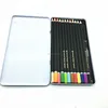 Professional 36 pc Color Pencil in colorful pencil set for Artist In Tin Box