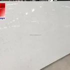 Stone Quartz Stone QH8018 Galaxy White Quartz Stone Cheap Crystal White Artificial Quartz Slab
