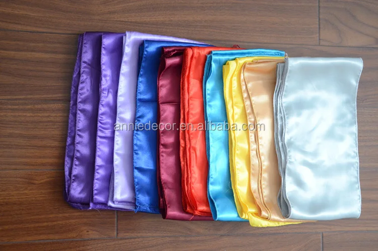 Satin Chair Sashes Ties Wedding Banquet Party Event Decoration Chair Bows