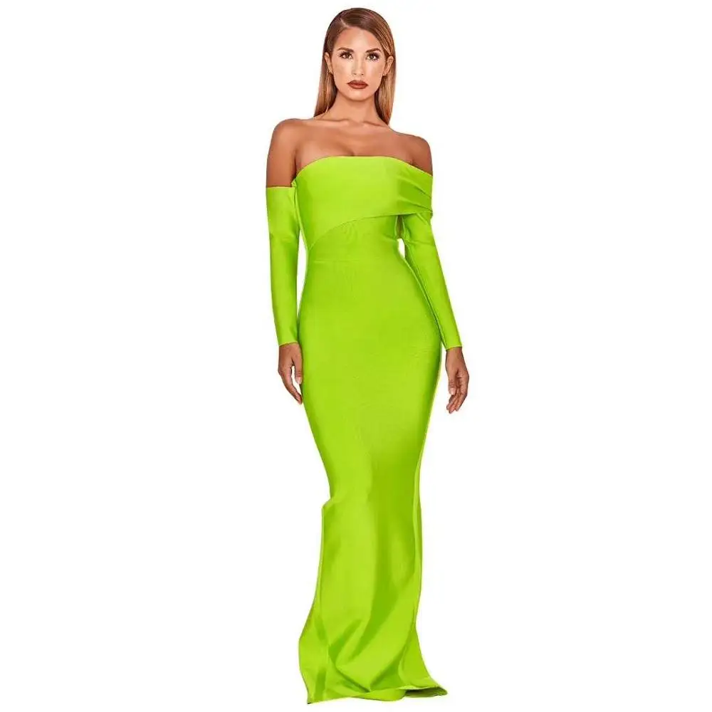 Winter Neon Green Sexy backless Long women Bandage dress Open Fork Party Evening Dresses Maxi bandage dresses 2018 sexy
Winter Neon Green Sexy backless Long women Bandage dress Open Fork Party Evening Dresses Maxi bandage dresses 2018 sexy