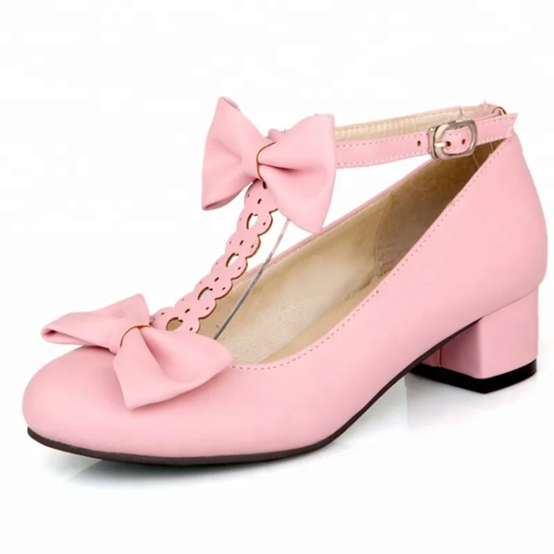 Princess Mary Jane Shoes Woman Low Heels Bowtie Ladies Summer T-Strap Thick Heel Pumps Party Dress Shoes, Black beige pink
Princess Mary Jane Shoes Woman Low Heels Bowtie Ladies Summer T-Strap Thick Heel Pumps Party Dress Shoes, Black beige pink