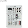 New arrival ProFX6 professional digital mixer audio interface dj sound card consoel with phantom power equipment