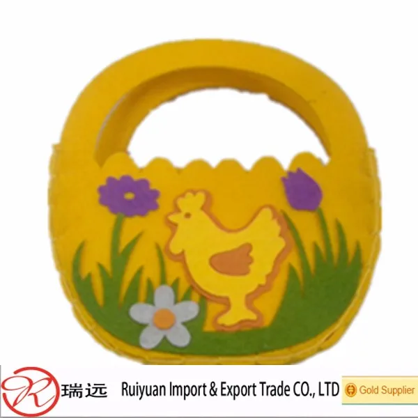 best selling high quality and beautiful felt easter bag for