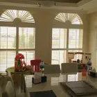 Window furniture sun shade plastic white plantation shutter
