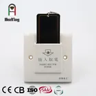 Smart hotel room energy saving electrical insert key card power saver switch