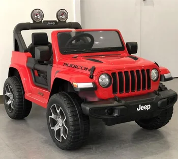 red kids jeep