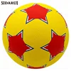 30% discount promotion price factory star design Custom logo printing Rubber sports football