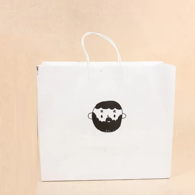 customized design shopping gift printed kraft paper bag