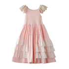 Little Girl Dress Kids Long Maxi Dress children Lace Cotton Dress
