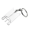 wholesale engraved custom shape printing stainless steel key holder bts kpop metal key chain keychains