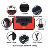 Portable Outdoor USB bluetooth Hand Crank Solar Emergency Radio FM MW SW World Bands Receiver 12 LED Solar Light Radios