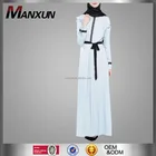 Latest Middle East Muslim Dress Dubai Islamic Applique Abaya Indonesia Women Design