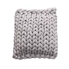 Wholesale 100% Cotton Big Super soft Chunky Handmade Knitted Cushion