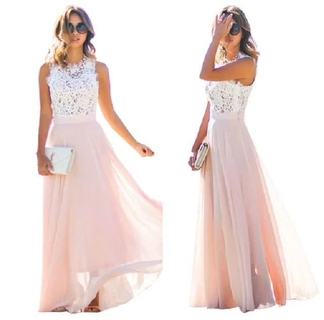Women's Lace Chiffon Evening Party Formal Pink Bridesmaid Prom Gown Dress, Pink,hotpink,lightskyblue,lemonchiffon,orchid
Women's Lace Chiffon Evening Party Formal Pink Bridesmaid Prom Gown Dress, Pink,hotpink,lightskyblue,lemonchiffon,orchid