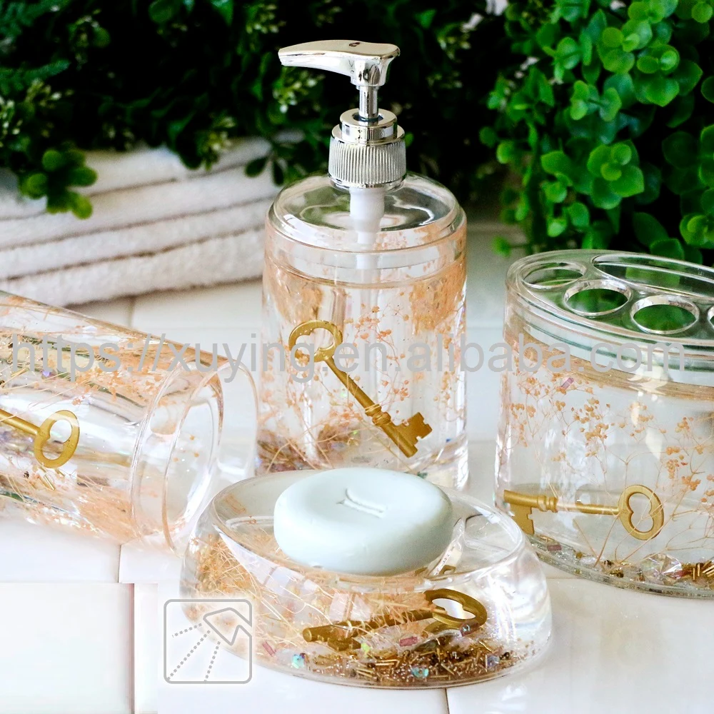 High End Products Acrylic Resin Flower Bathroom Accessories for Home or Hotel, Customized color
High End Products Acrylic Resin Flower Bathroom Accessories for Home or Hotel, Customized color