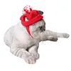 wholesale Pet birthday party knitted red cat and dog hat pet apparel headwear