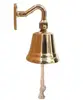 Nautical Antique Custom logo engraved Brass ship bell