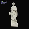 Custom European style best price outdoor large garden marble lady statue