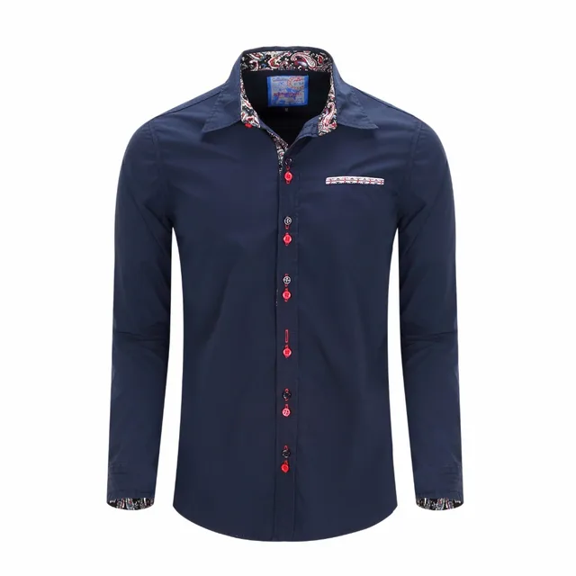 Europe Hot Slim Fit Fashion Design Private Label Mens Shirts