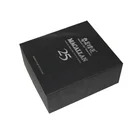 Luxury Rigid Cardboard Paper Coated Black Kraft Paper Outside Big Size Gift Packing Box with EVA Insert