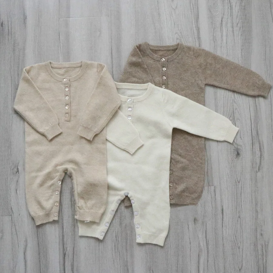 Newborn Baby Girls Boys Solid Knitting Cashmere Romper, White, pink, ginger, charcoal, blue
Newborn Baby Girls Boys Solid Knitting Cashmere Romper, White, pink, ginger, charcoal, blue