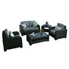 Waterproof Luxury Rattan Outdoor Furniture Durable Lounge Living Room Sofa Set