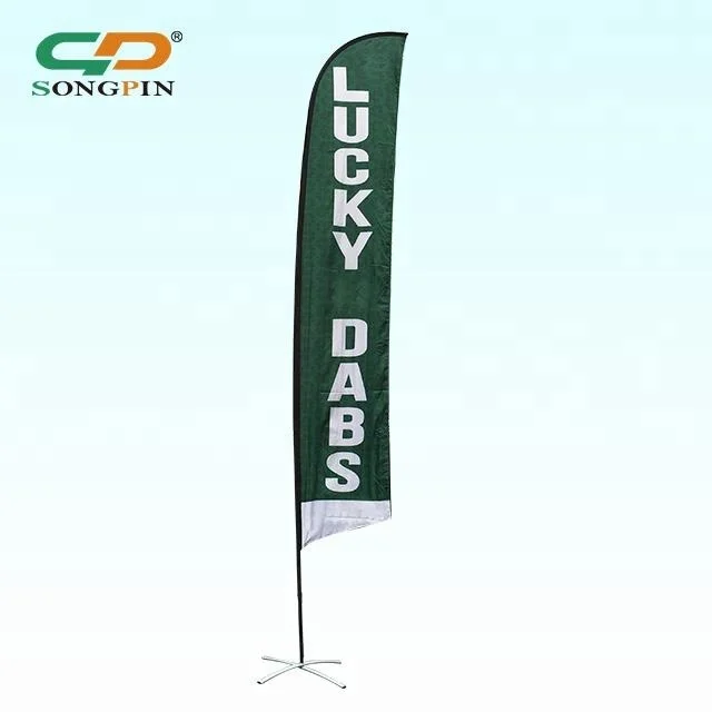Wholesale Custom Cheap Outdoor Full Color Banner Plain Beach Flags