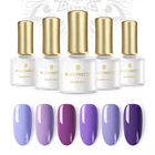 BORN PRETTY 10 ml Iris Purple Series Pure Soak Off Gel Polish UV Nail Art Gel UV Nail Gel Polish