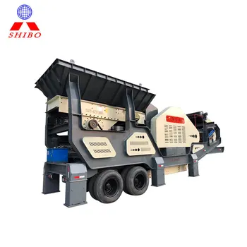 Small rocks granite truck used mobile jaw crusher plant for sale price