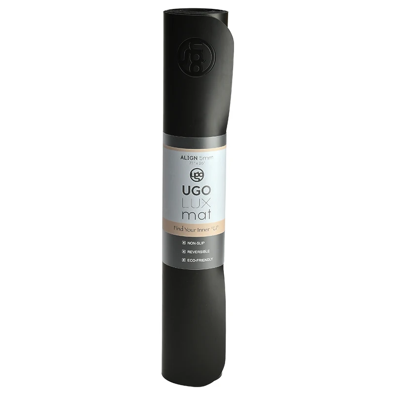 UGO Printed Custom Logo PU+Natural Rubber Black Yoga Mat, Crimson;purple grey;orange;aqua;deep blue
UGO Printed Custom Logo PU+Natural Rubber Black Yoga Mat, Crimson;purple grey;orange;aqua;deep blue