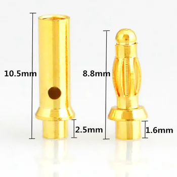 PCB Mount Electrical Bullet Plug Banana Connector 2mm View Bullet Plug